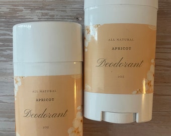 Desodorante natural/Desodorante de albaricoque/Manteca de karité
