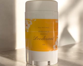 Deodorante Ananas Mango Burro di Karité e Cacao Pelle Sensibile