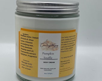 Lotion Pumpkin Soufflé Body Cream Bodyfuktighetskräm Handkräm