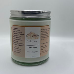 Caffe&#39; Latte Body Cream: Honeyquat Moisturizer