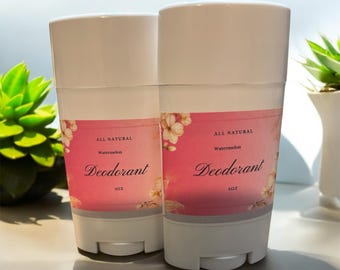 Deodorante naturale all&#39;anguria, burro di karité e cacao, pelle sensibile