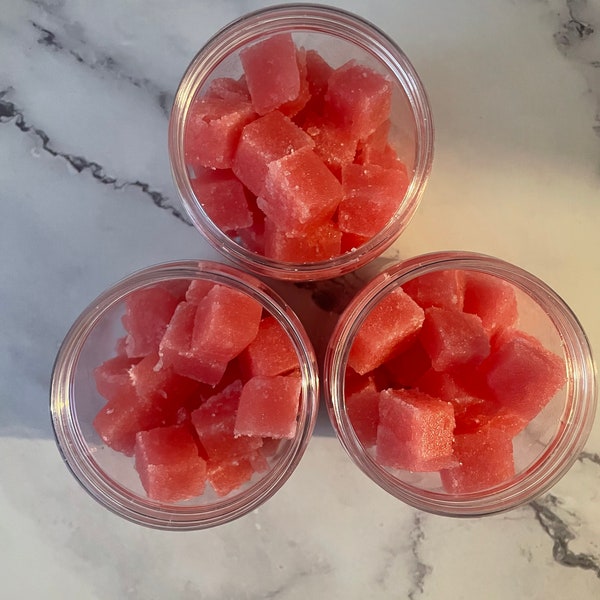 Solid Sugar Scrub Cubes (Watermelon)