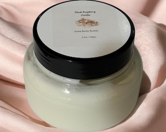 Body Butter med svart hallon och vanilj