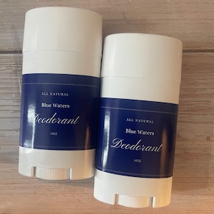 Men Deodorant/Deep Blue Waters Natual Deodorant/