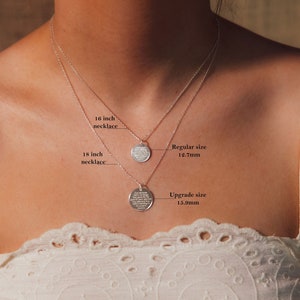 Bible Verse Necklace, Minimalist Pendant, Scripture Jewelry, Christian Jewelry, Meaningful Gift, for Mom, for Friend, Personalised, Words