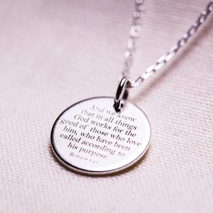 Scripture jewelry deals etsy