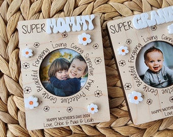 Mom Photo Frame SVG, Mother's Day Digital File, Mother's Day Fridge Photo Magnet SVG, Gift For Mom, Laser Cut File, Mother's Day File