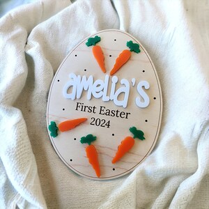 Oeuf de Pâques tag fichier laser carottes, ma première Pâques signe Svg, Pâques SVG fichiers découpés au laser, fichier SVG étiquette de panier de Pâques, fichiers de Pâques pour enfants