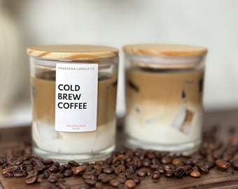 Iced Coffee Scented Candle: Natural Soy Wax, 11.5oz