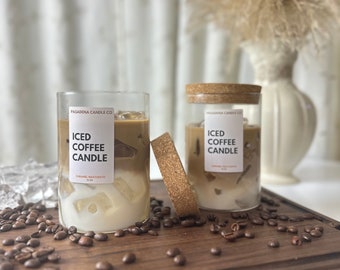 Iced Coffee Martini Candle: Caramel Macchiato Scent