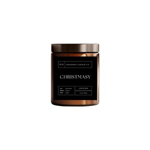 Christmasy Scented Soy Candle: Spices, Clove & Vanilla