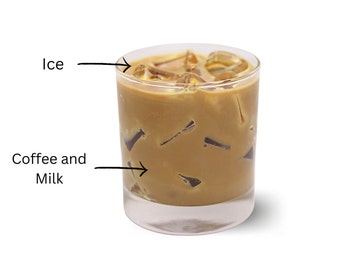 Iced Coffee Martini Candle: Soy Wax Coffee Lover Gift