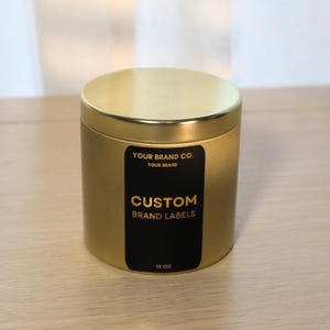 Goldfolien-Aufkleber, Luxus-Kerzenetiketten, Gold Custom Labeling, Gold-Logo-Aufkleber besonders anfertigen, Luxusprodukt-Goldfolie-Etiketten Aufkleber