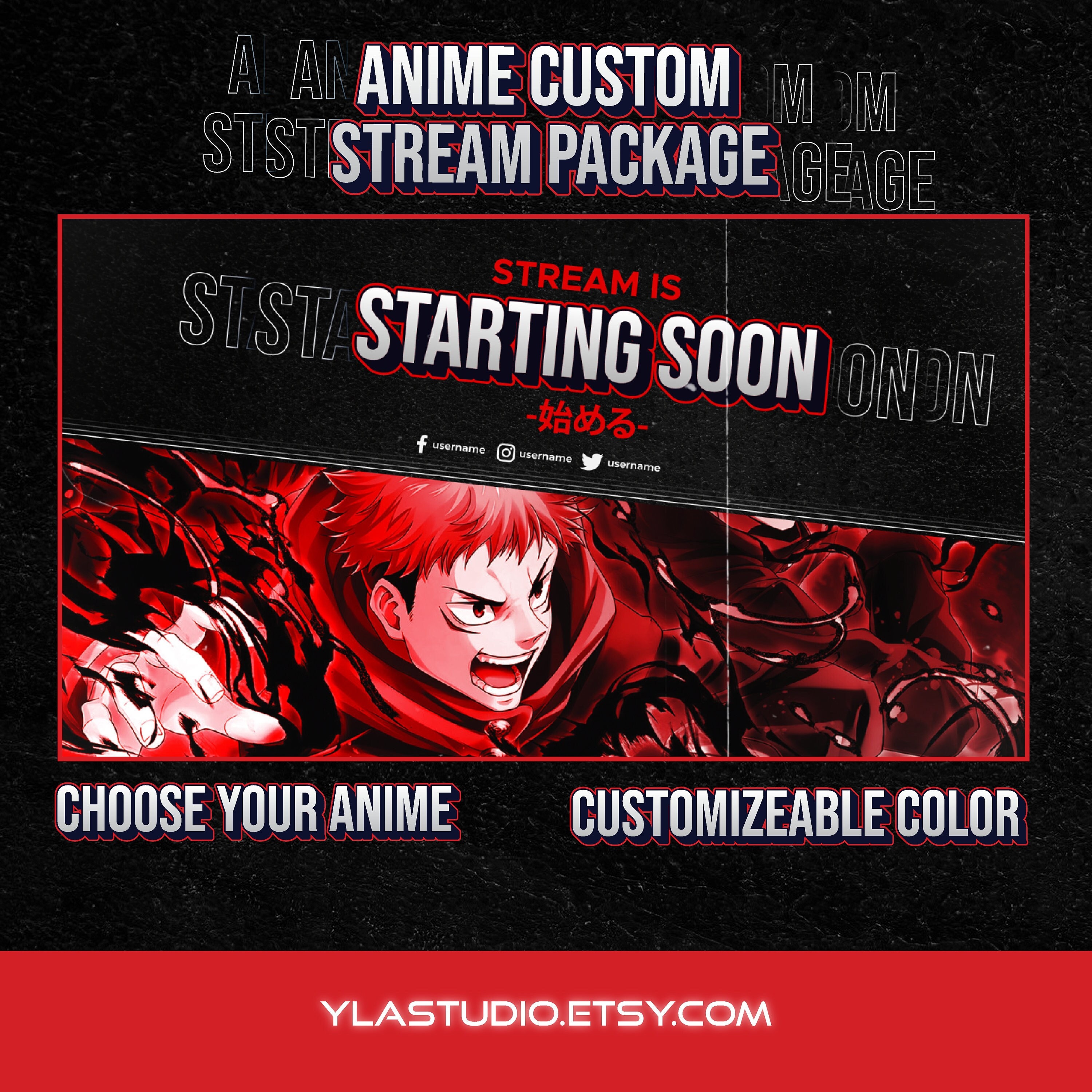 Anime Facial Expression Weeb Twitch Stream Package on Behance