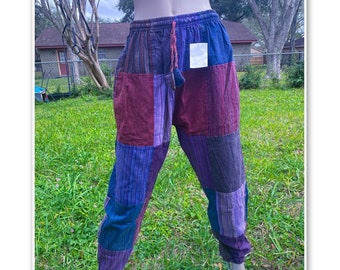 Beautiful boho hippie patchwork pants