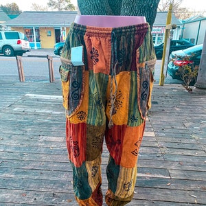 Beautiful Boho Hippie Patchwork Pants - Etsy