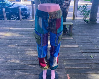 Beautiful boho  hippie patchwork pants