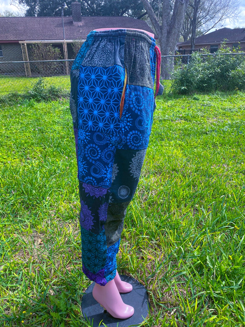 Beautiful Boho Hippie Patchwork Pant Unisex - Etsy