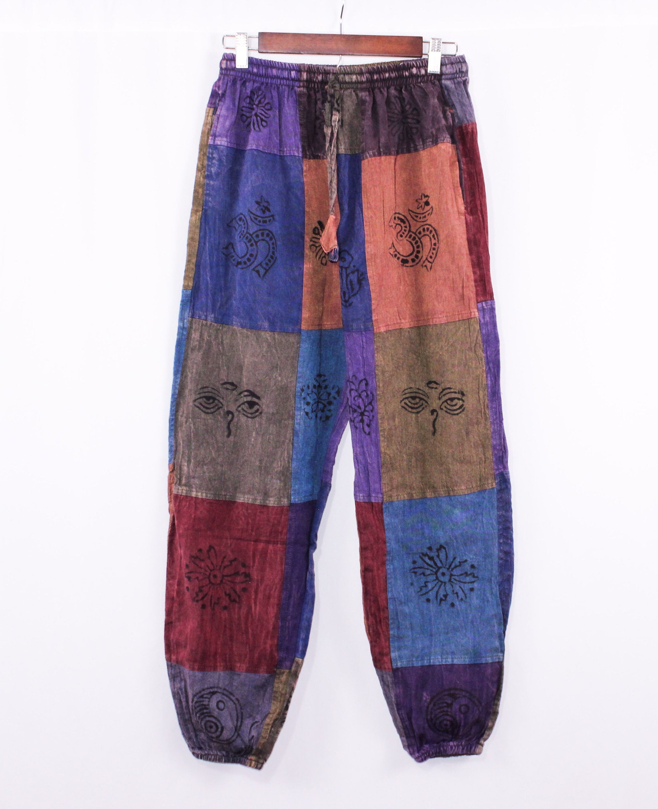Boho Hippie Patchwork Pants - Etsy