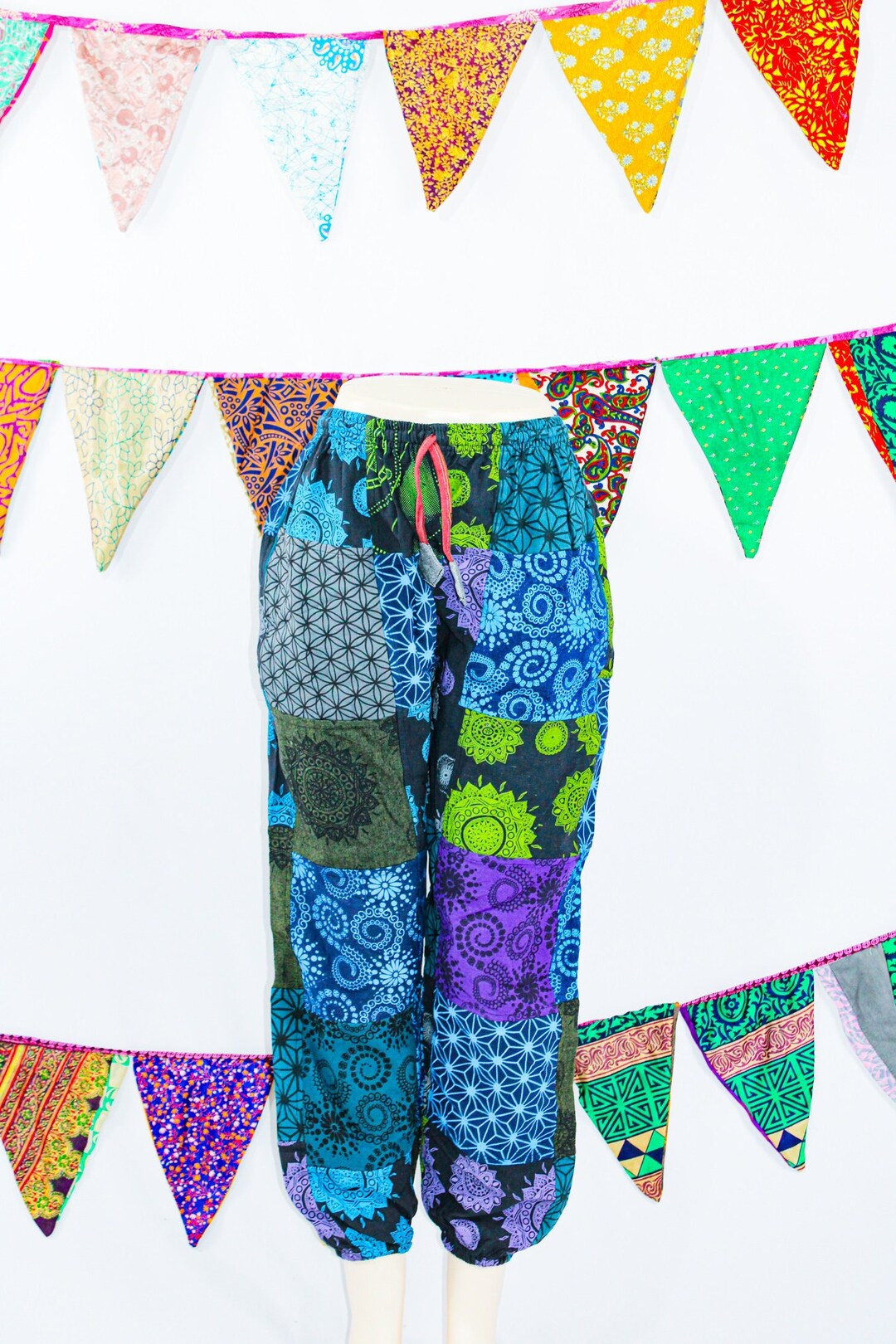 Beautiful Boho Hippie Patchwork Pant Unisex - Etsy
