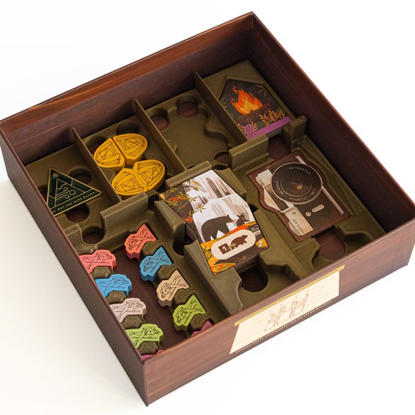 Parks with Expansions Board Game Organizer Insert