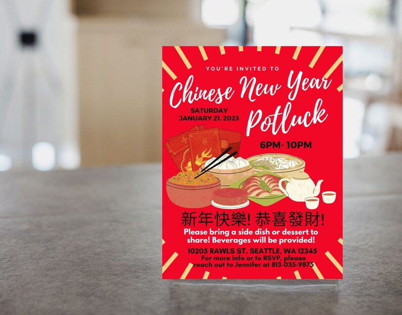 chinese new year potluck