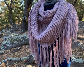 Versatile Shawl Boho Vibes Tunisian Crochet Wrap Effortlessly Elevate Every Outfit