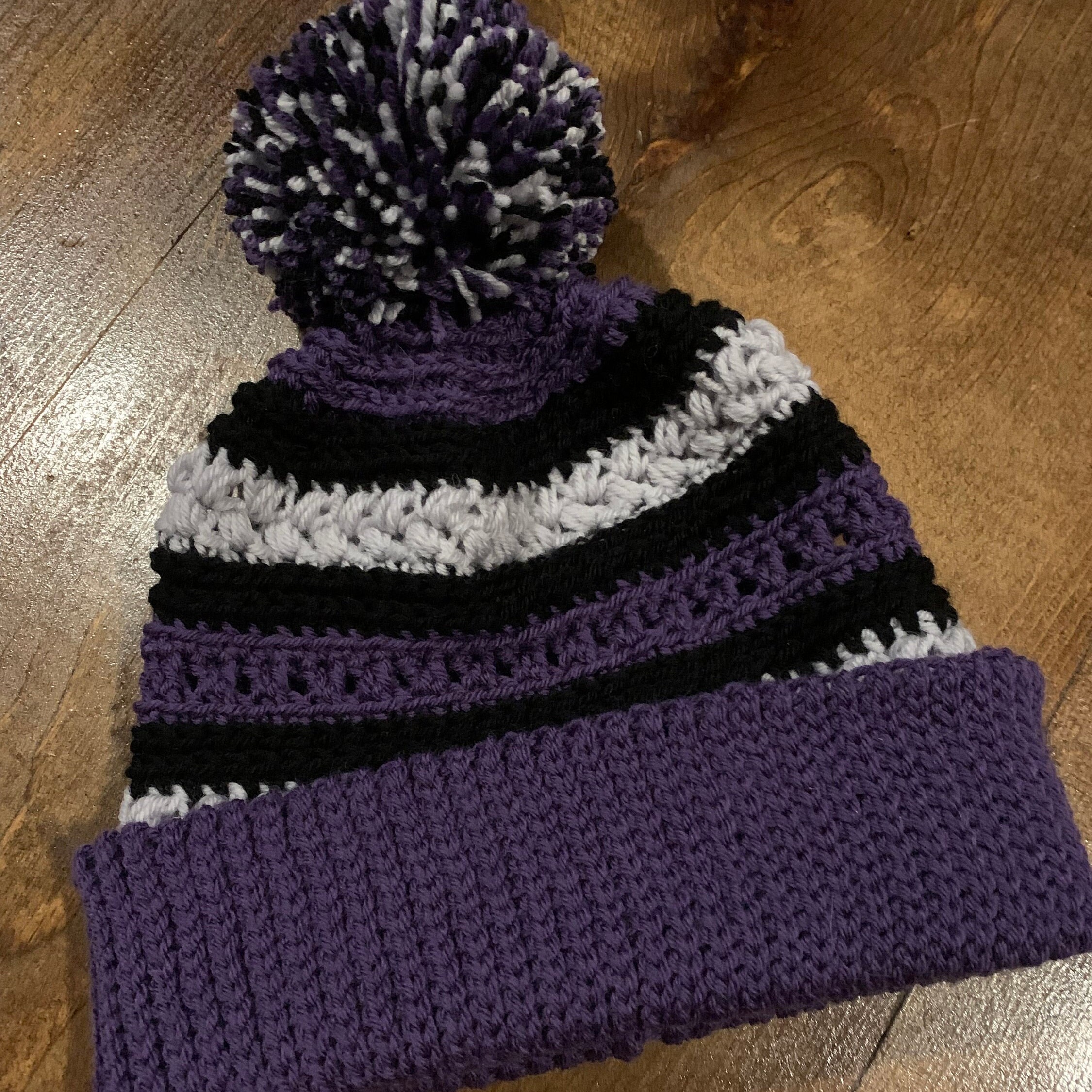 Sacramento Skyline Beanie With Pom-Pom - SnapSkull Exclusive Cuffed Knit Hat
