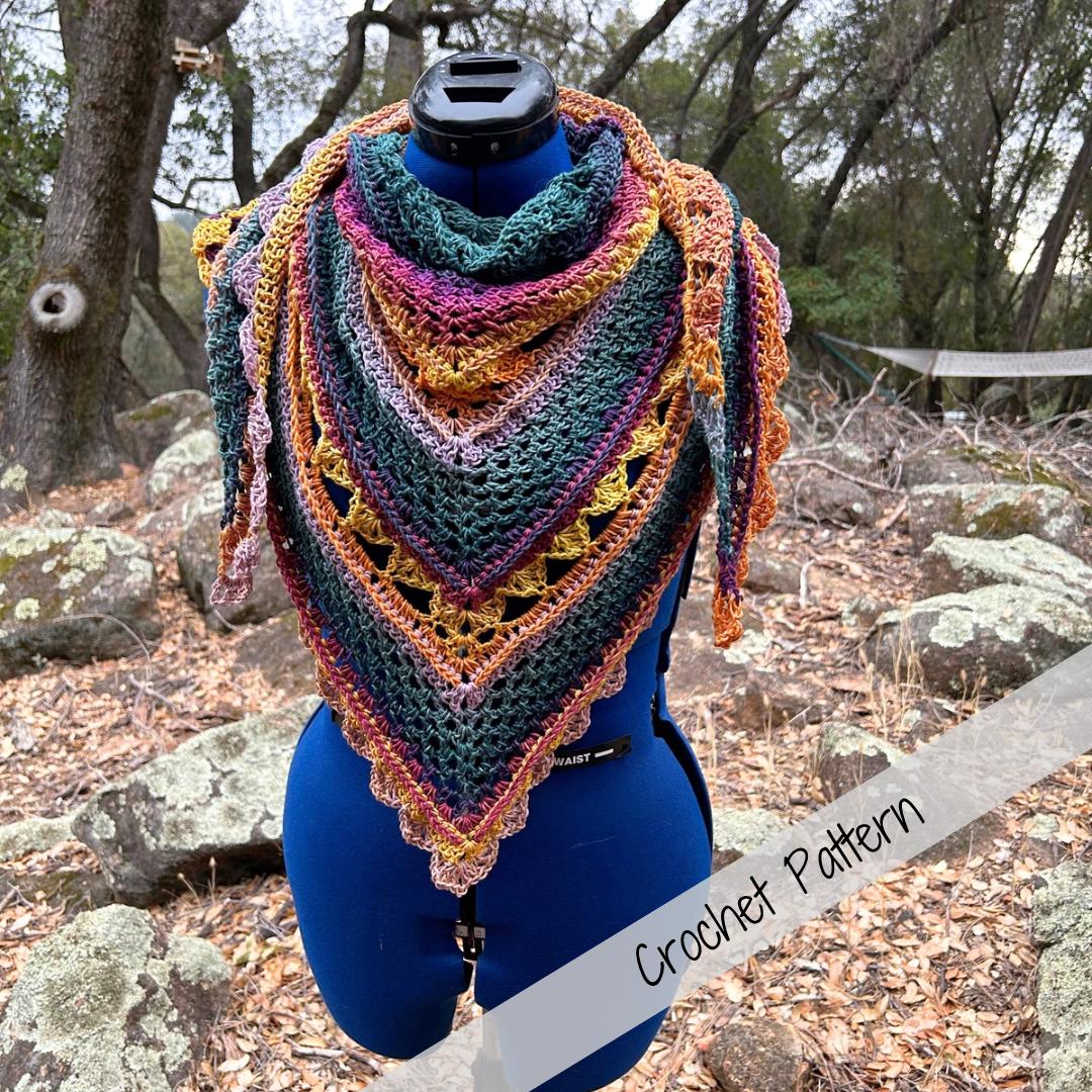 39 Lace Shawl Crochet Patterns for Elegant Wraps, Gifts, and Special-Occasion Layers 11 Lightweight Triangle Shawl Crochet Pattern Airy Summer