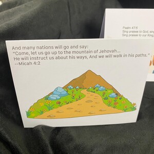Whimsical Bible Based Note Cards