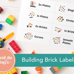 Building Brick Organization Labels