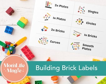 Building Brick Organization Labels