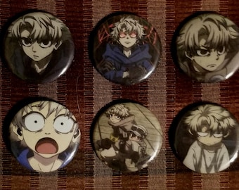 Rudo Surebrec Buttons | Gachi buttons | anime pins