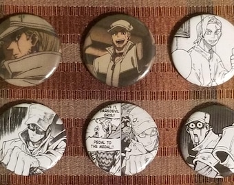 Gris Rubion Buttons | Gachi buttons | anime & manga pins