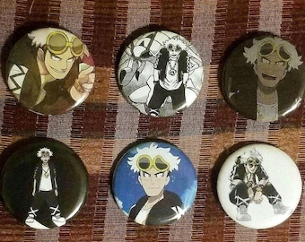 Guzma buttons | pokemon sun & moon pins | Pokemon Pins