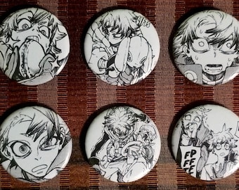 Rudo Surebrec Buttons | Gachi buttons | manga pins