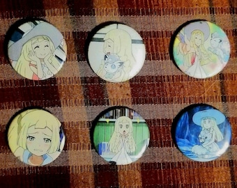 Lillie buttons | pokemon sun & moon anime pins | Pokemon Pins