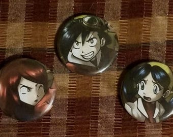 Johto trio buttons | Gold, Silver, and Crystal | pokemon gold & silver pins | pokemon heartgold and soulsilver | Pokemon Pins