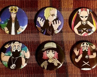 Team skull losing screen buttons | Team skull | pokemon sun & moon game pins | Pokemon Pins