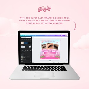 Spring Lash Special Flyer, DIY Editable Canva Template, Hello Spring ...