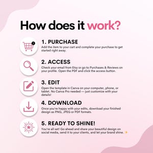 1 on 1 Nail Class Flyer, DIY Nail Artist Training Masterclass Course Template, Nail Tech Salon Beautician Extensions Editable Canva Template image 5