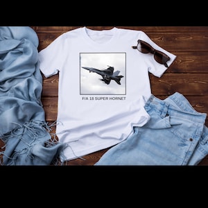 F/A 18 Super Hornet T-Shirt Free Shipping, Jet, Plane, US, Unisex Softstyle T-Shirt