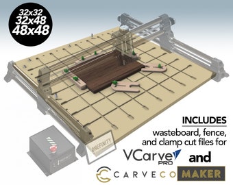 CNC Dovetail Wasteboard COMPLETE System for MATCHFIT Hardware.