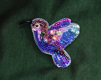 brooch bird Hummingbird