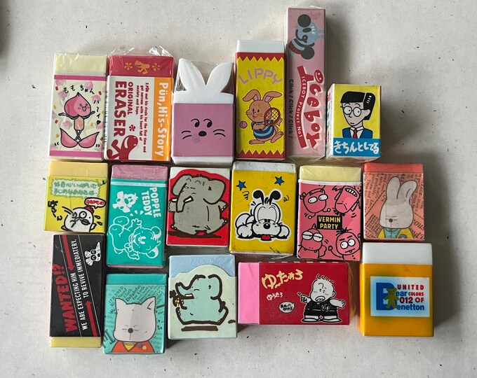 昭和レトロ 消しゴムセット 粘