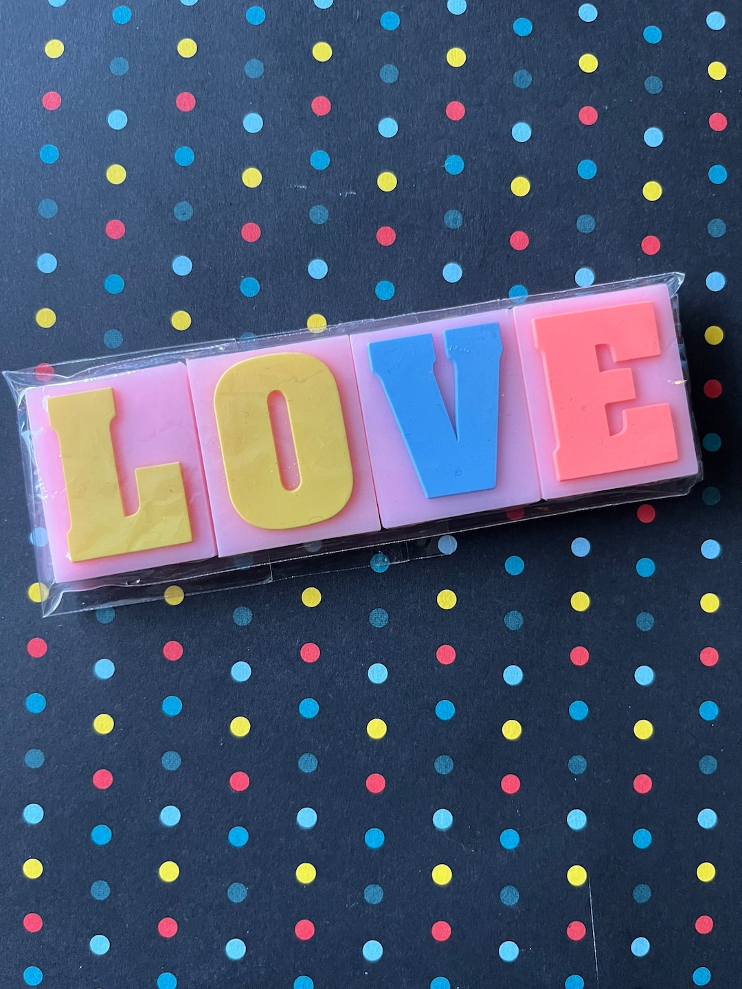 Vintage Erasers Set / LOVE Etsy
