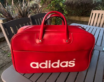 Rare Vintage Peter Black Adidas Red Holdall Etsy Canada