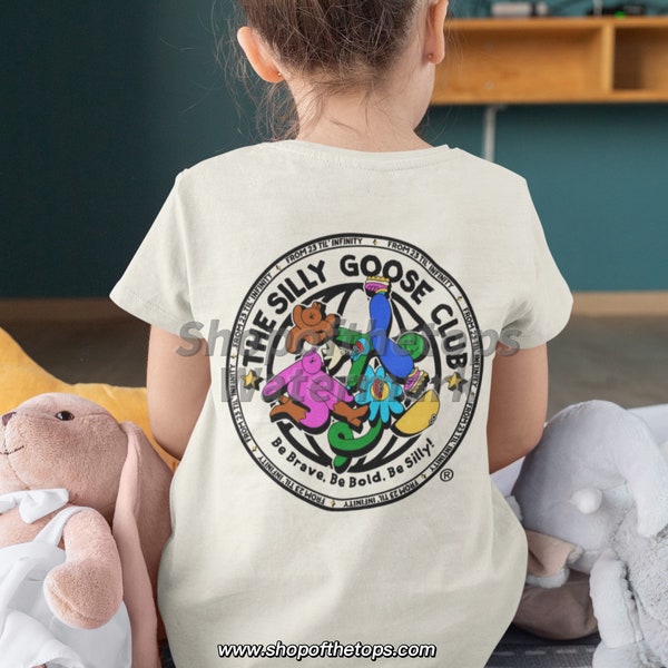 Cute goose kids t-shirt/ Family/ silly goose/ Funny duck/ toddler tshirt/ children swear/ funny kids clothes/ boys/ girls/ fashion/ cool