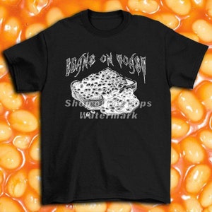 Baked beans punk T-shirt/ beans on toast/ birthday present/ novelty gift/ funny joke tee/ Heinz/ quirky T-shirt/ homage T-shirt/ for him her