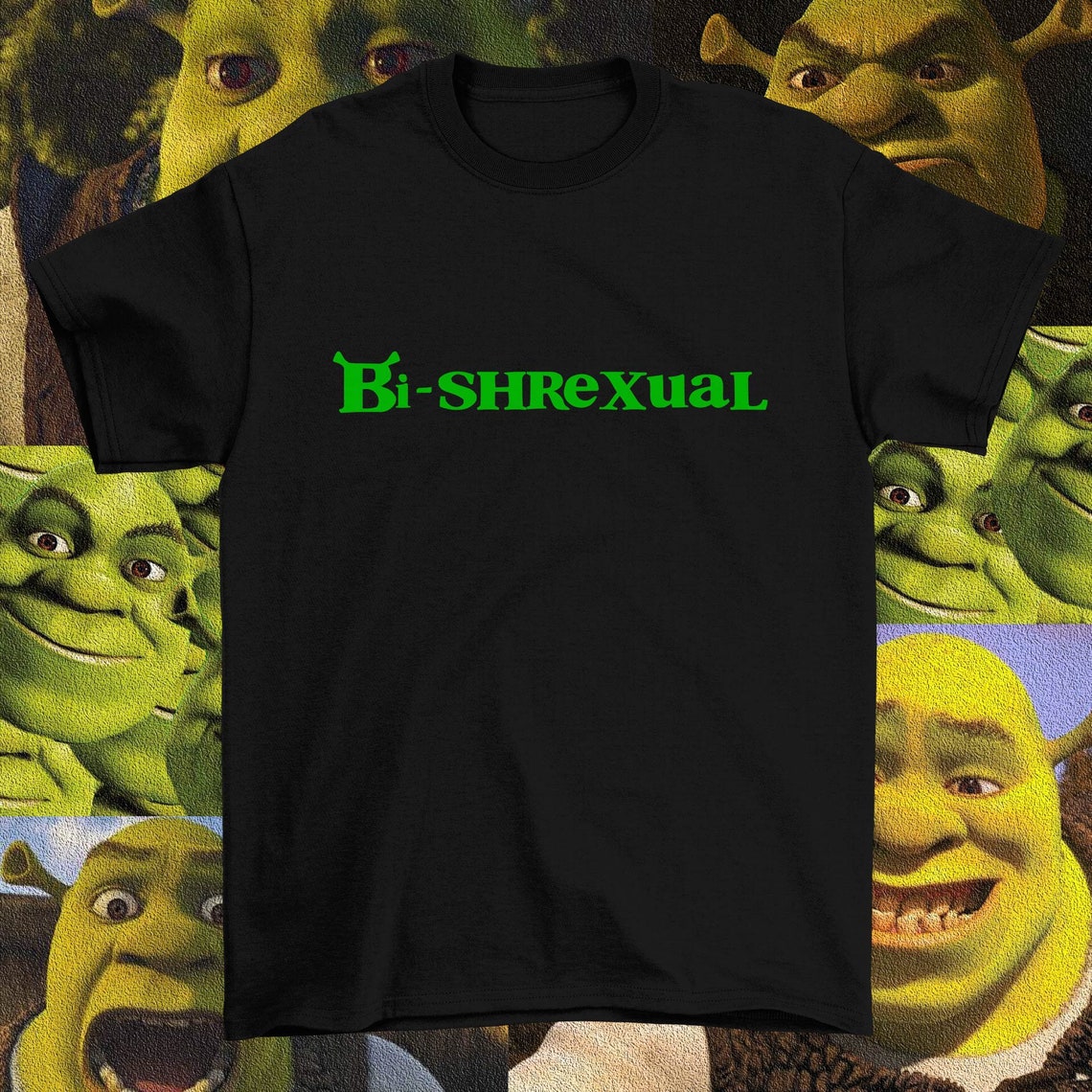Shrek Bishrexual T-shirt/ Shrek Gift/ Funny Shrek/ LGBTQ Gift/ - Etsy